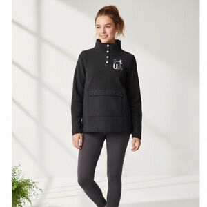 Under Armour youth popover 3/4 snap cold gear YXL New